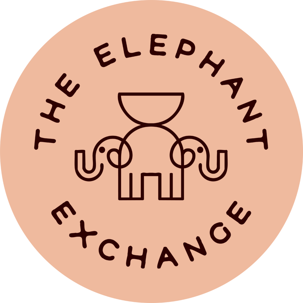The Elephant Exchanger Ligth Logogf